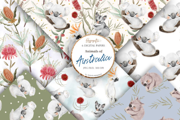 Download Australia Animals Pattern - Pattern Collection