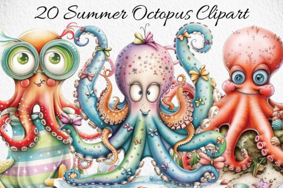 Download Summer Octopus Clipart - Octopus clipart Collection