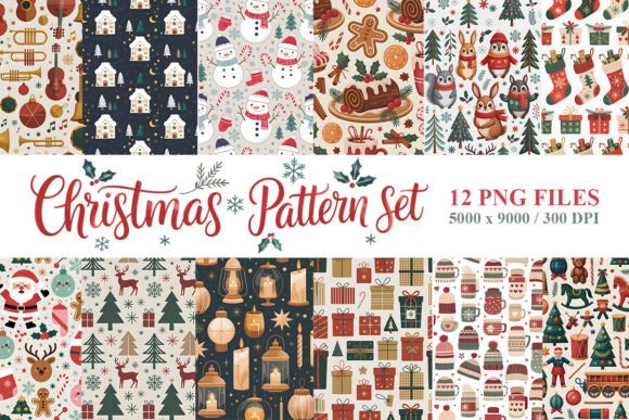 Download Christmas Pattern Set - Pattern Collection