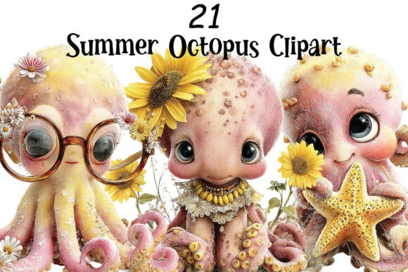 Download Summer Octopus Clipart - Octopus clipart Collection