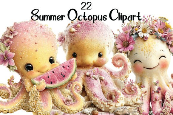 Download Summer Octopus Clipart PNG - Octopus clipart Collection