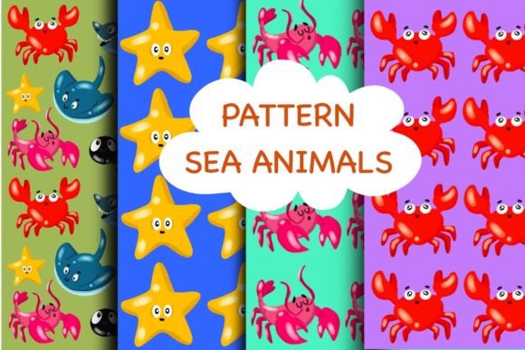 Download Sea Animals Pattern, Ocean Life Pattern - Pattern Collection
